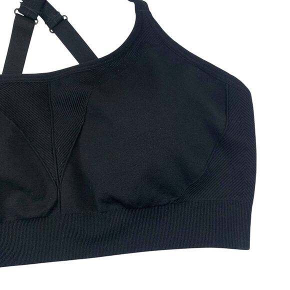Soma Sport Seamless Ballet Back Bra Black Convertible Straps Wire Free Size M - Picture 2 of 6